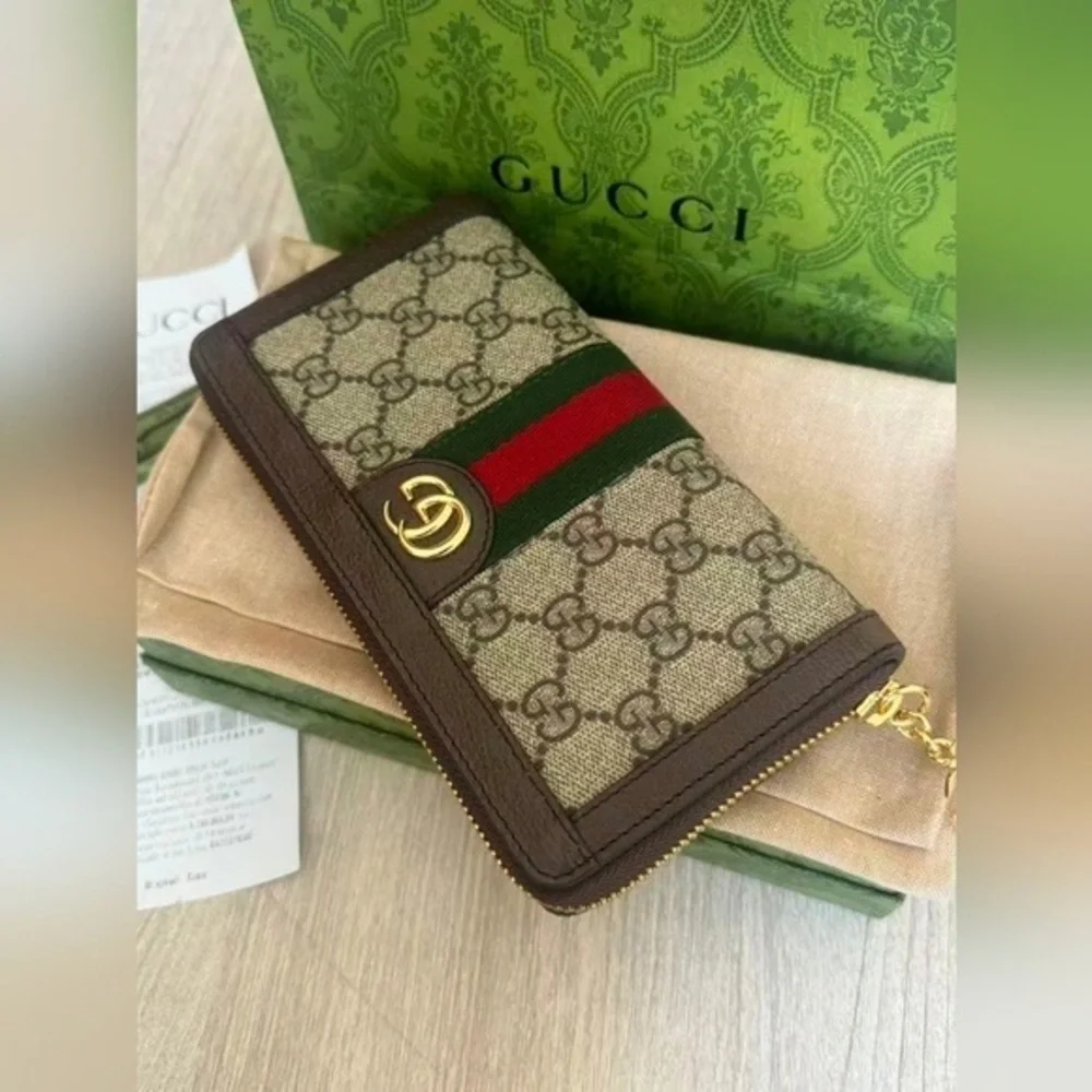 Gucci Ophidia Zip Around Wallet - Picture 3 of 8